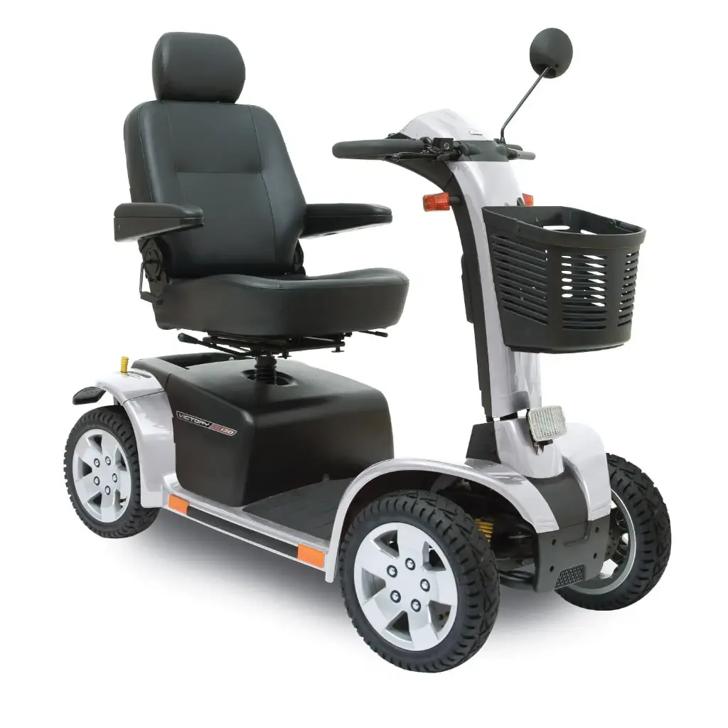 Scooter électrique - Victory 130XL - 4 roues - 10km/h - gris - Poids max. 158kg