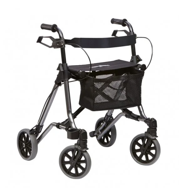Rollator - Taima M Eco - 4 roues - acier - pliable - anthracite