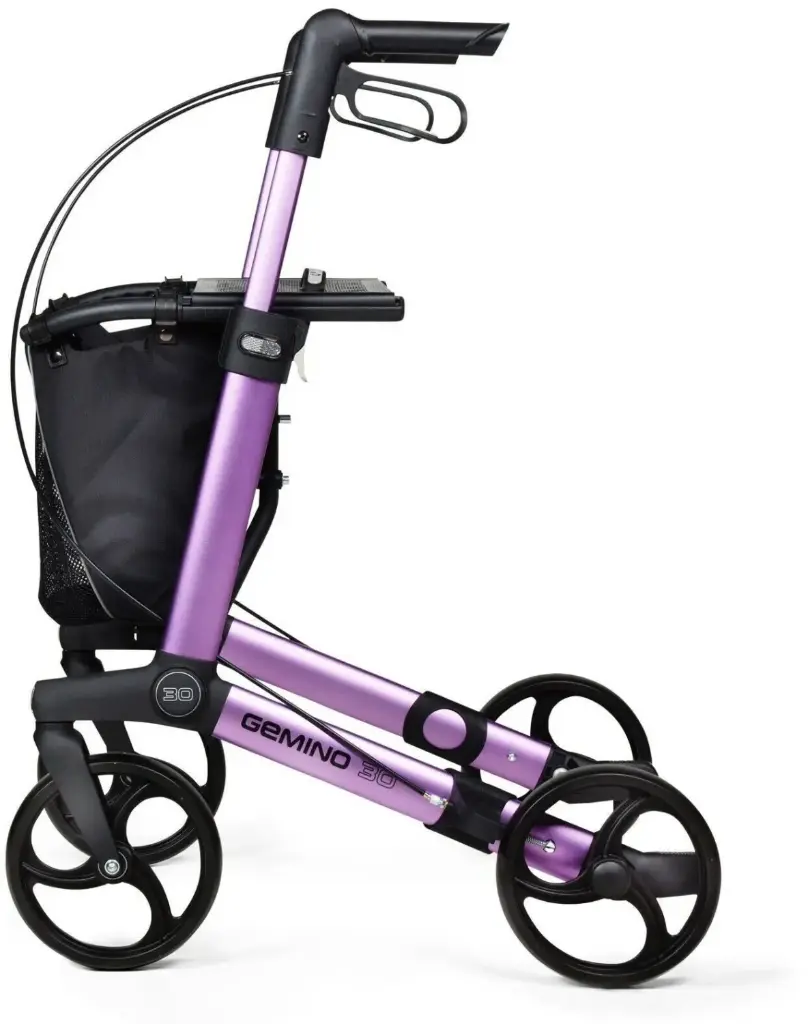 Rollator - Gemino 30 - 4 Räder - Aluminium - faltbar - titanium
