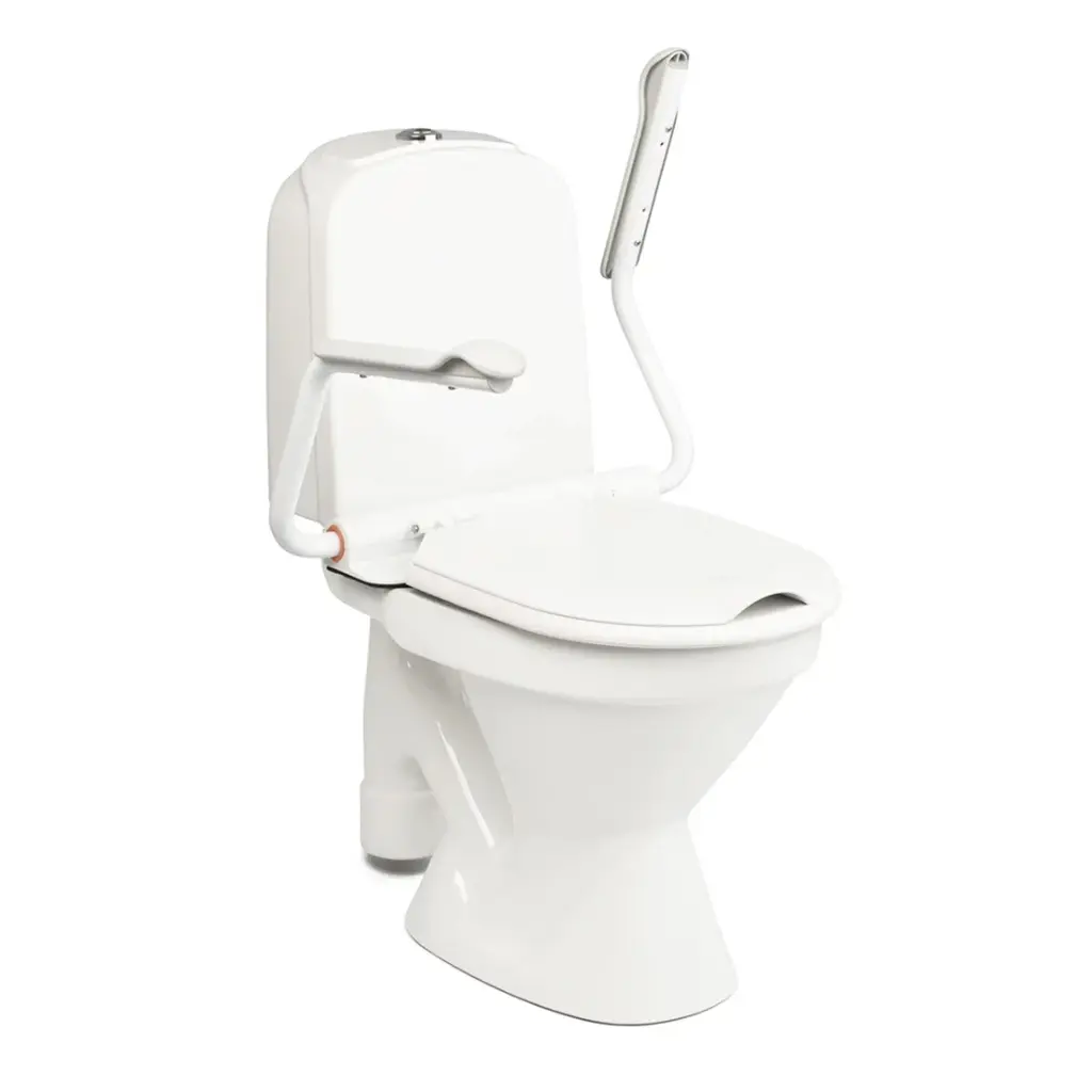 Accoudoirs de toilettes avec lunette Supporter II - accoudoirs relevables