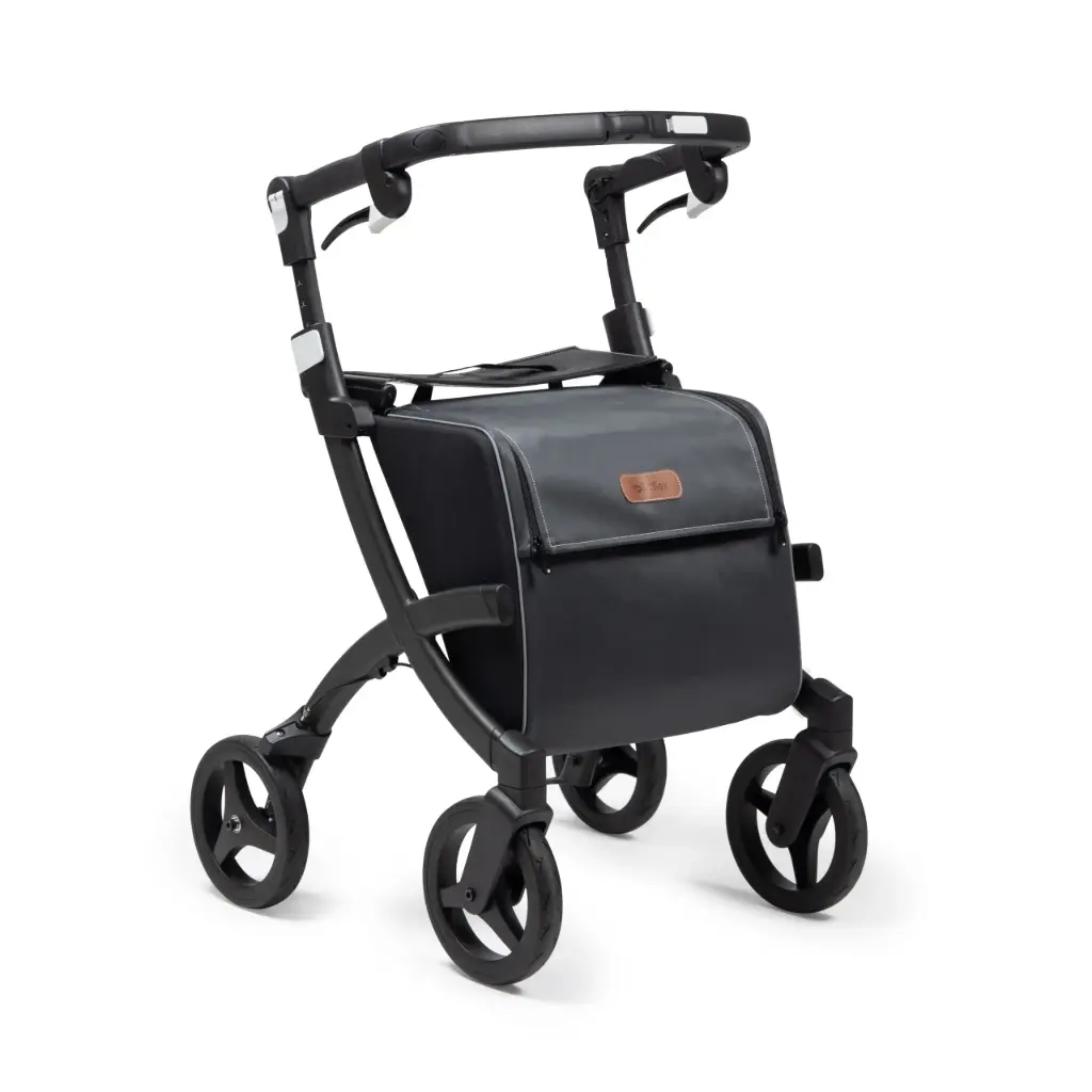 Rollator ROLLZ FLEX²  neu:Tasche wasserabweisend - Gestellfarbe dschungelgrün