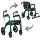 Rollator/Rollstuhl ROLLZ MOTION² PERFORMANCE - Farbe Dschungelgrün 