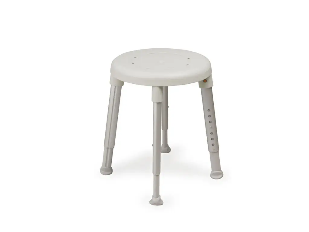 Tabouret de douche EASY rond - couleur gris