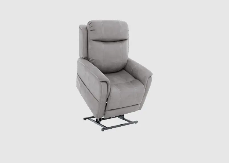 Fauteuil releveur - Confort Plus - microfibre - 4 moteurs - gris