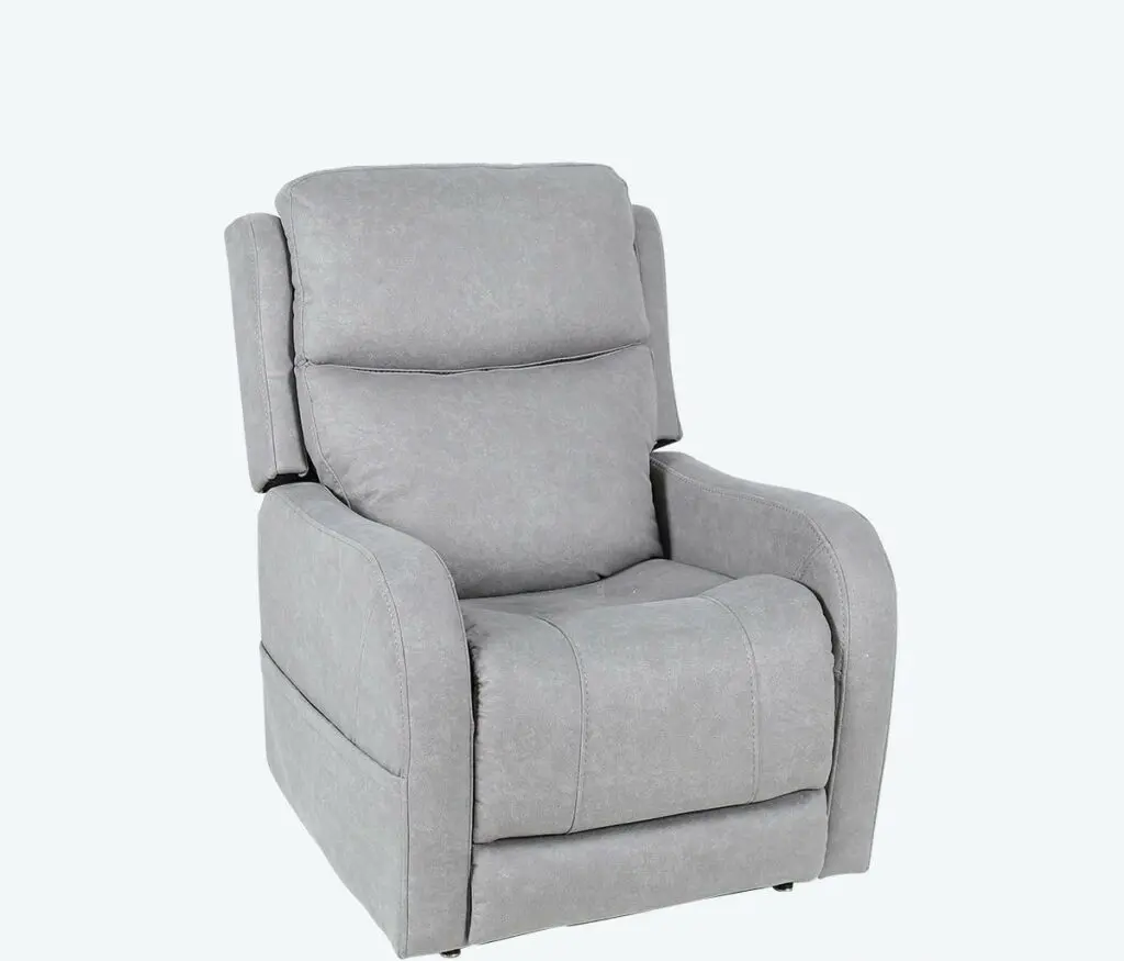 Fauteuil releveur - Confort Plus - microfibre - 4 moteurs - gris