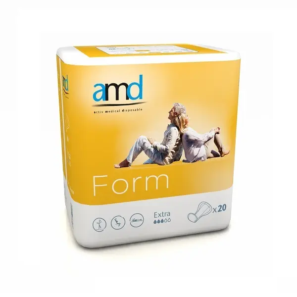 Anatomische Inkontinenzeinlage - AMD Form - Extra - 3 Tropfen