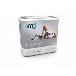 Anatomische Inkontinenzeinlage - AMD Form - Maxi+ - 5+ Tropfen