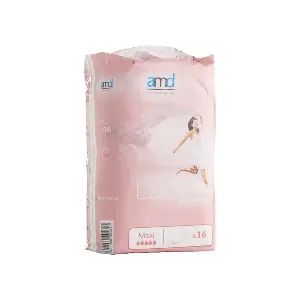 Protection féminine - AMD - Lady - Maxi - 5 gouttes - 16 unités