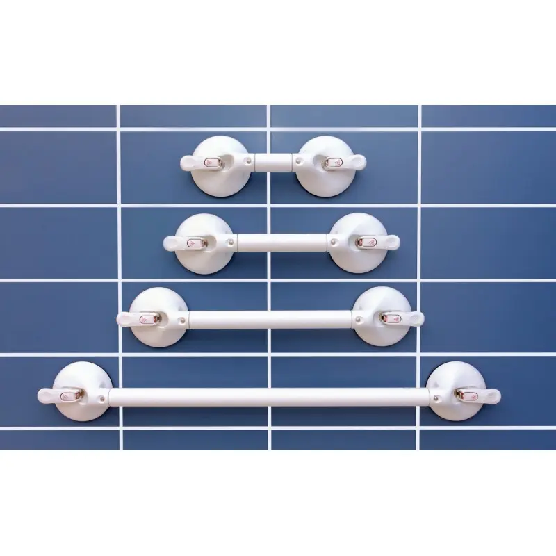 Barre d'appui droite - MOB - Longueur 210mm - blanc - à ventouses