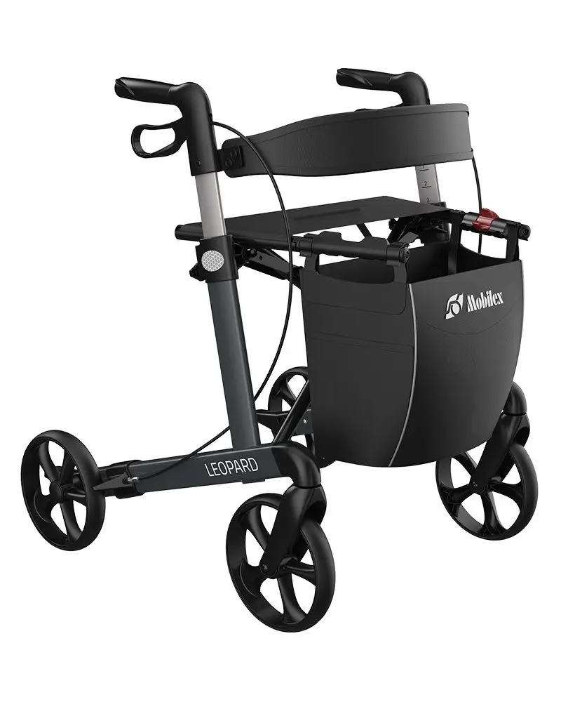 Rollator Leopard M - Aluminium - Anthracite HS 55 cm 
