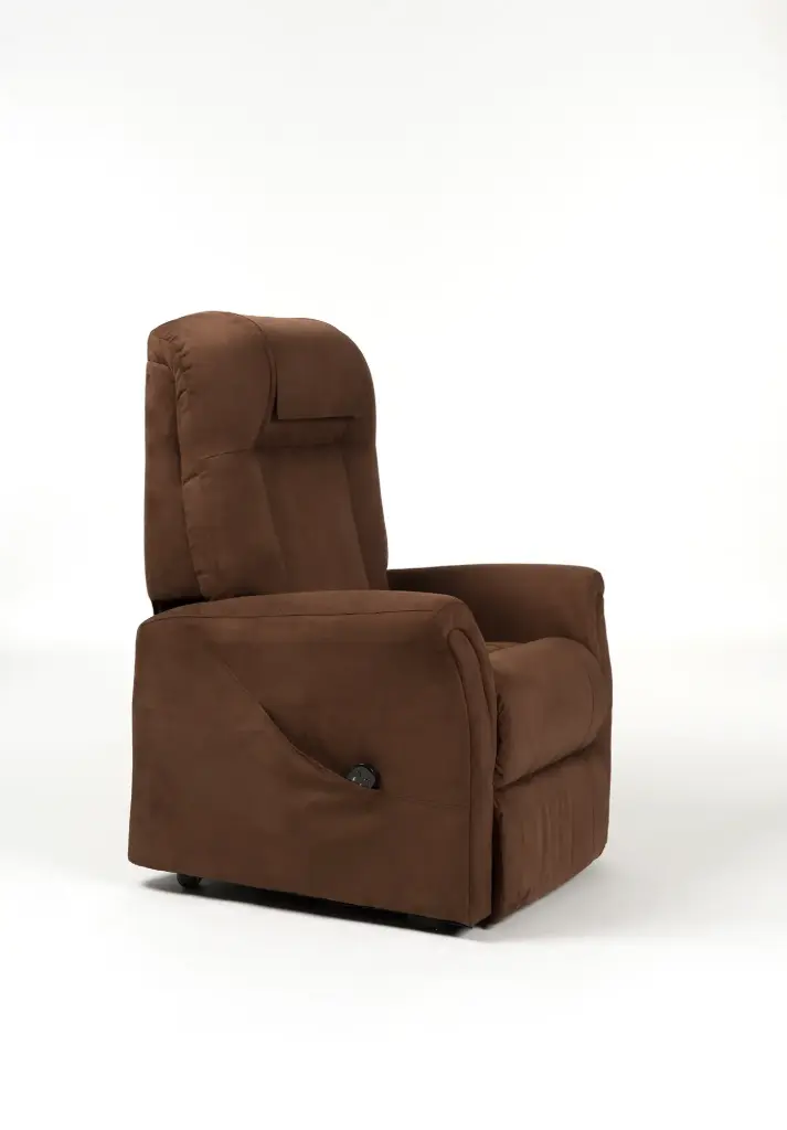 Fauteuil releveur ONTARIO II tissu brun