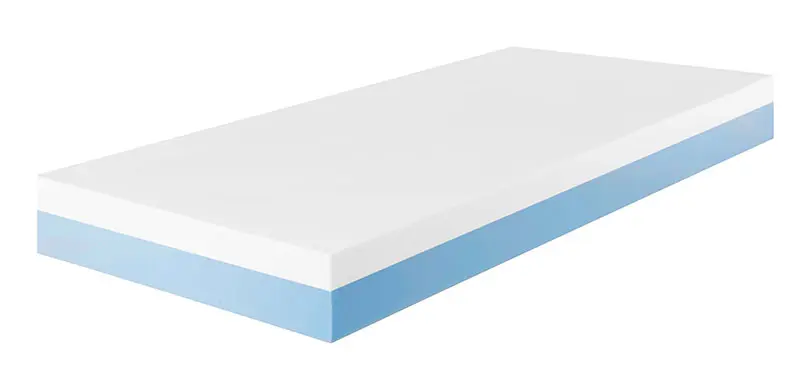 Matelas à prévention d'escarre - Nova Form 90 (BST) - en mousse visco-élastique - 87x196x14cm - Risque d'escarres moyen avec housse Promus PU HD- roulé compressé
