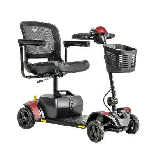[5471] Scooter électrique - Gogo Elite Traveller - 4 roues - 6km/h - rouge - Poids max. 136kg
