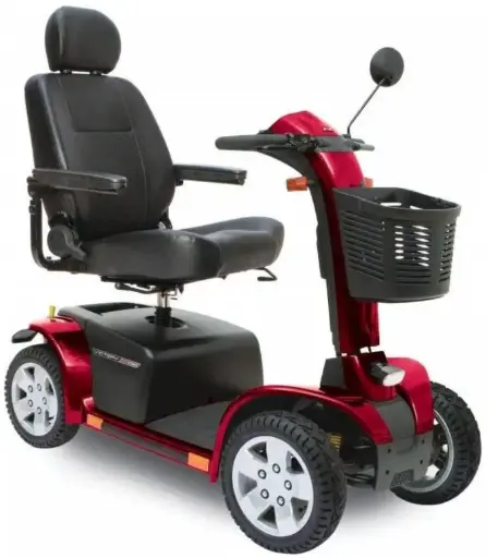 [5482] Elektroscooter - Victory 130XL - 4 Räder - 15km/h - rot - Max. Gewicht 158kg