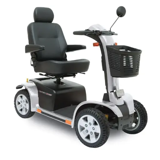 [5481] Elektroscooter - Victory 130XL - 4 Räder - 15km/h - grau - Max. Gewicht 158kg
