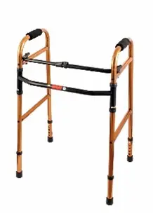 [2741] Gehstock - SY - Achselstütze - nicht faltbar - Aluminium - grau - Höhe 92-111cm - 1 Paar