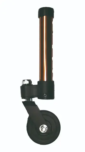[5218] Roues pivotantes 3" décentrées - Dakota - 1 paire