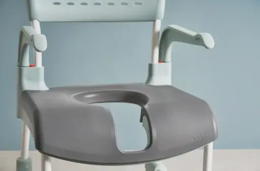 [2117] Sitzkissen COMFORT für CLEAN -  vorne geöffnet - Höhe 2cm -  entworfen für Modell mit Frontöffnung 8022 9327