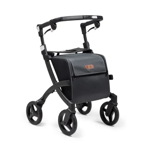 [2746] Rollator ROLLZ FLEX²  neu:Tasche wasserabweisend - Gestellfarbe dschungelgrün