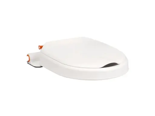 [5898] Toilettensitzerhöhung HI-LOO FIX ohne Armlehnen - Höhe 6cm