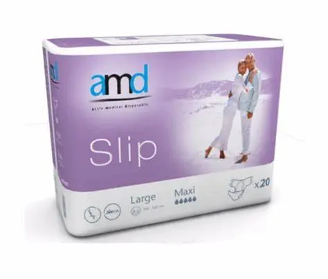 [6276] Change complet - AMD - Slip - Maxi - Taille L - 20 unités
