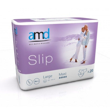 [6276] Change complet - AMD - Slip - Maxi - Taille L - 20 unités