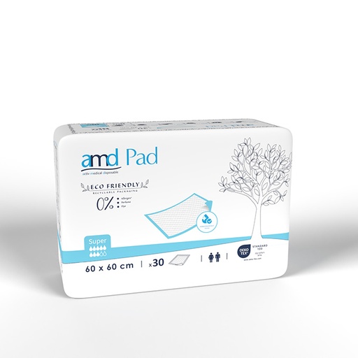 [6496] Auflage - AMD- 60x60cm - Verwendung Einmalgebrauch - 4 Tropfen