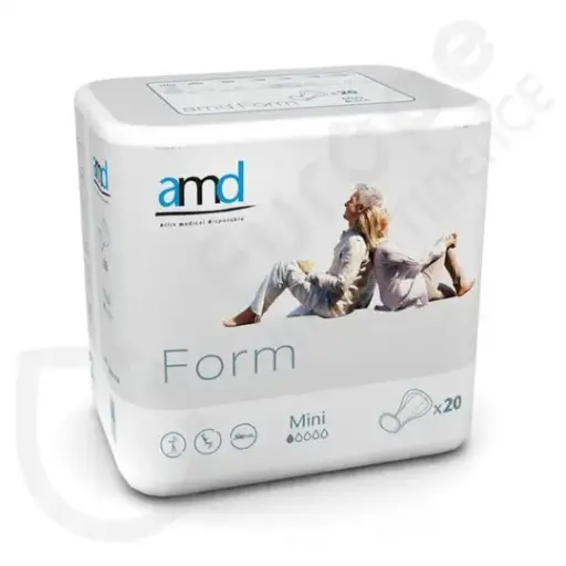 [6523] Anatomische Inkontinenzeinlage - AMD Form - Mini - 1 Tropfen
