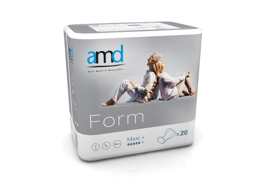 [6528] Anatomische Inkontinenzeinlage - AMD Form - Maxi+ - 5+ Tropfen