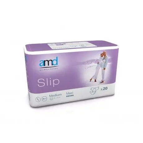 [6364] Change complet - AMD - Slip - Maxi - Taille M - 20 unités
