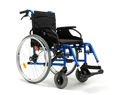 [6564] Fauteuil roulant léger D200-V - Larguer 38 cm