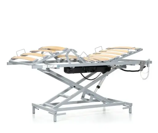 [6641] Elektrisches Bett-im-Bett-System - Belluno BIBS - 90x200cm - 4-geteilt - Federholzleisten - Matratzenausgleich