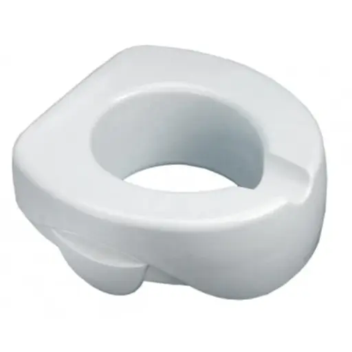 [6324] Toilettensitzerhöhung - Rehosoft - abnehmbar - ohne Deckel - Max. Gewicht 120kg - Höhe 10cm