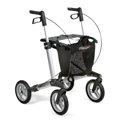 [17002]  Rollator - Gemino 30 M Comfort - 4 roues - pliable - rouge