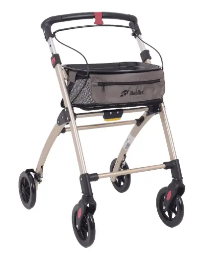[17039] Rollator d'intérieur Jaguar - champagne - Mobilex